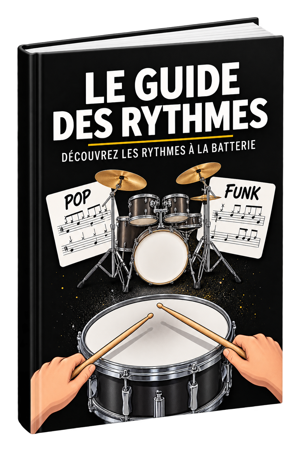 Le Guide des Rythmes — couverture du PDF offert par Apprendre la Batterie